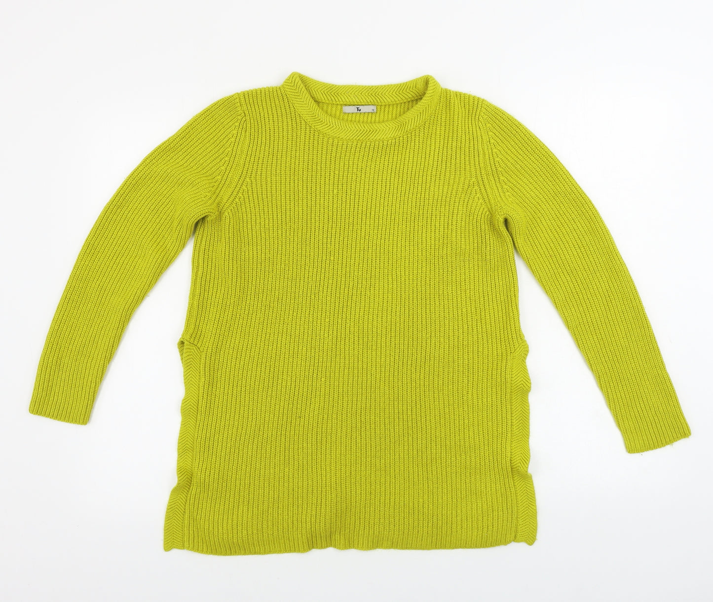 TU Womens Green   Pullover Jumper Size 10