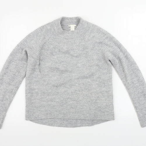 H&M  Womens Grey   Pullover Jumper Size S