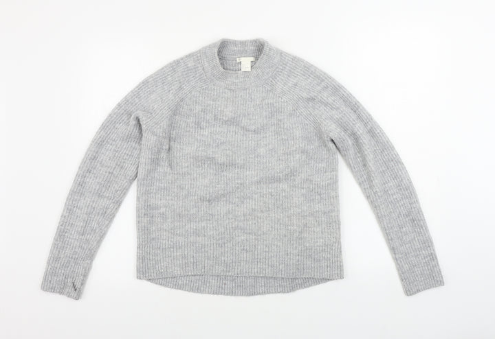 H&M  Womens Grey   Pullover Jumper Size S