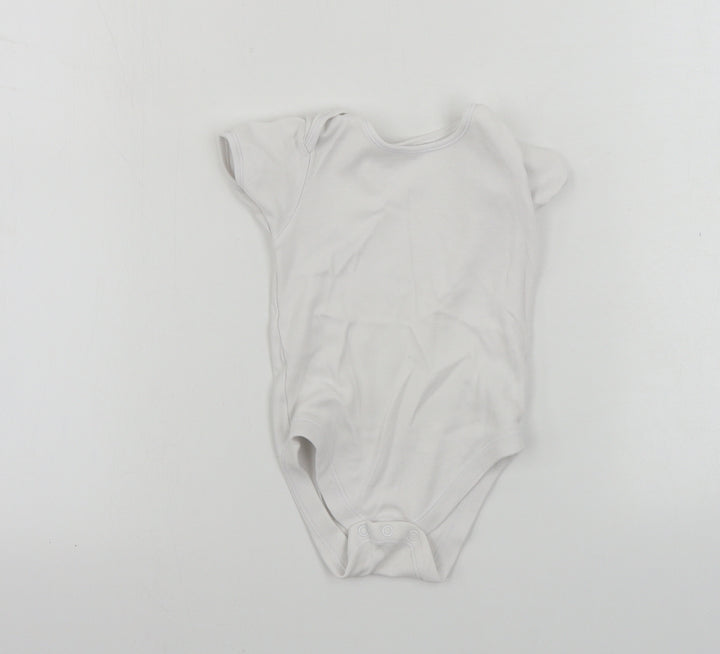 George  Boys White   Babygrow One-Piece Size 18-24 Months