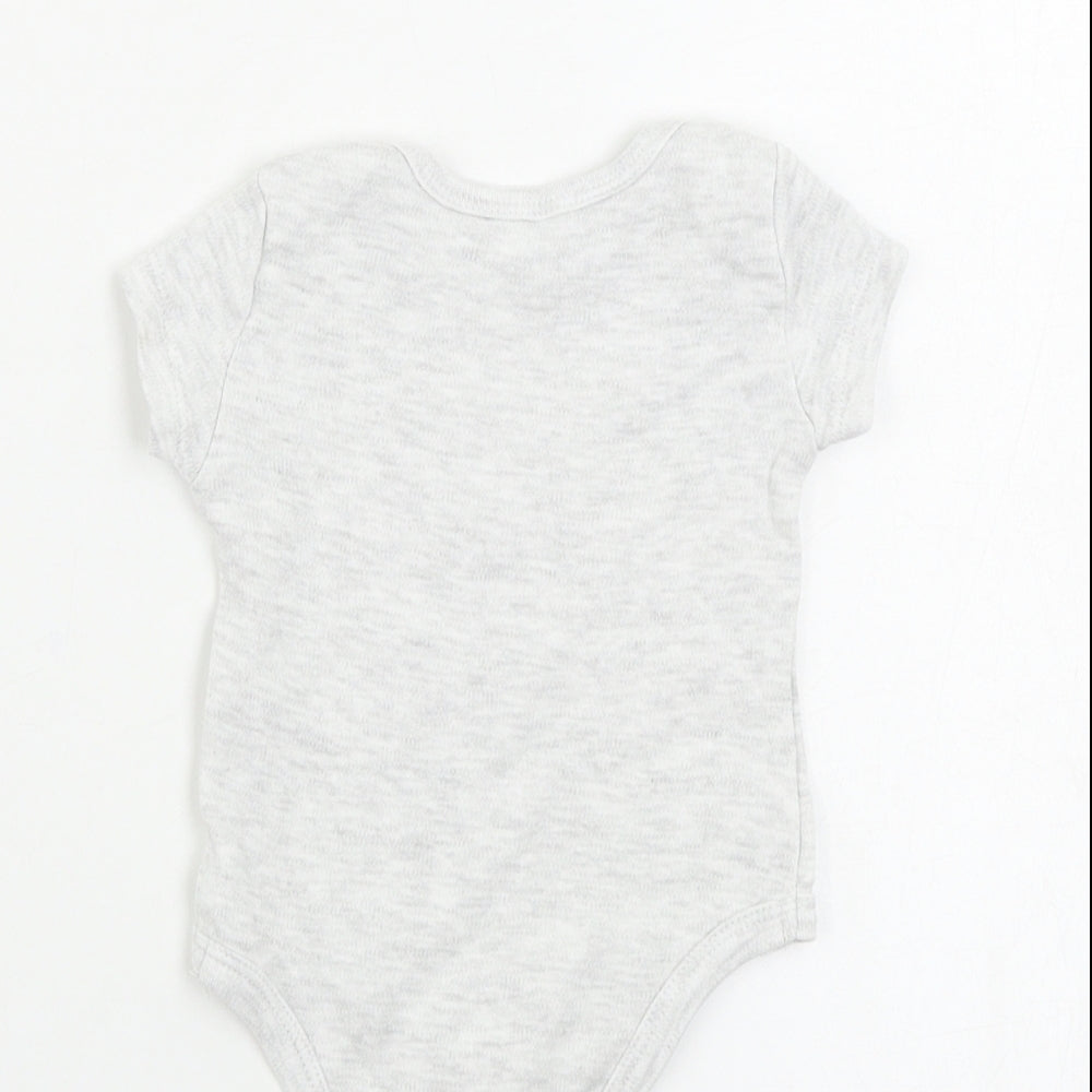 pep&co Girls Grey   Babygrow One-Piece Size 0-3 Months