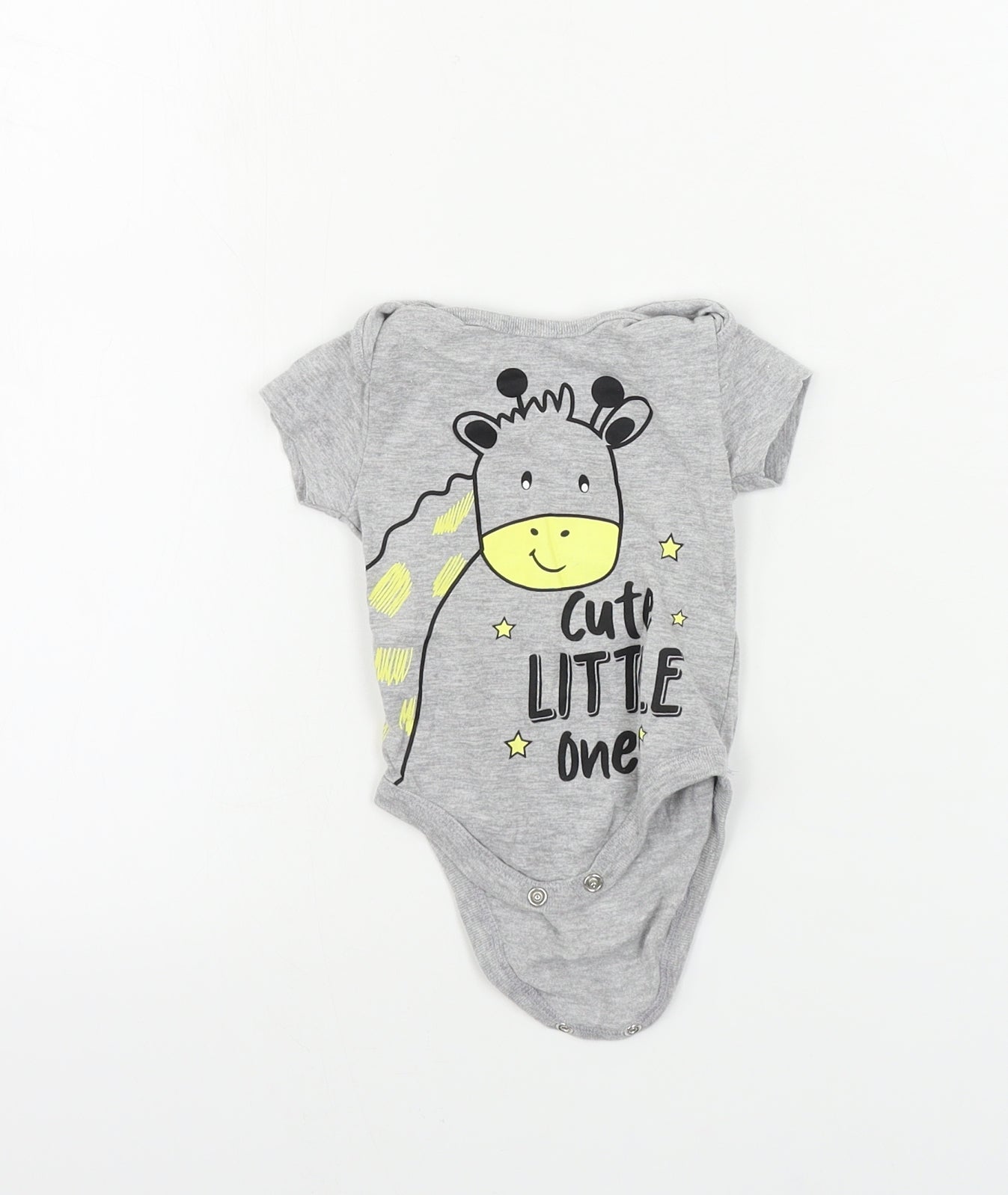 pep&co Boys Grey   Babygrow One-Piece Size 0-3 Months