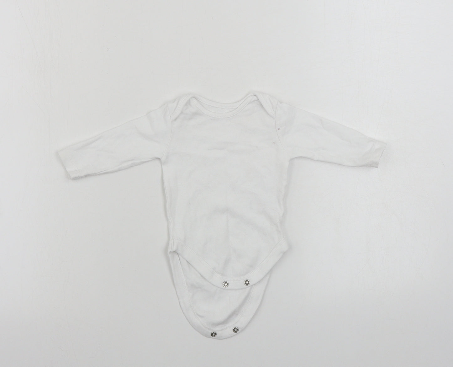 George  Baby White   Babygrow One-Piece Size 0-3 Months
