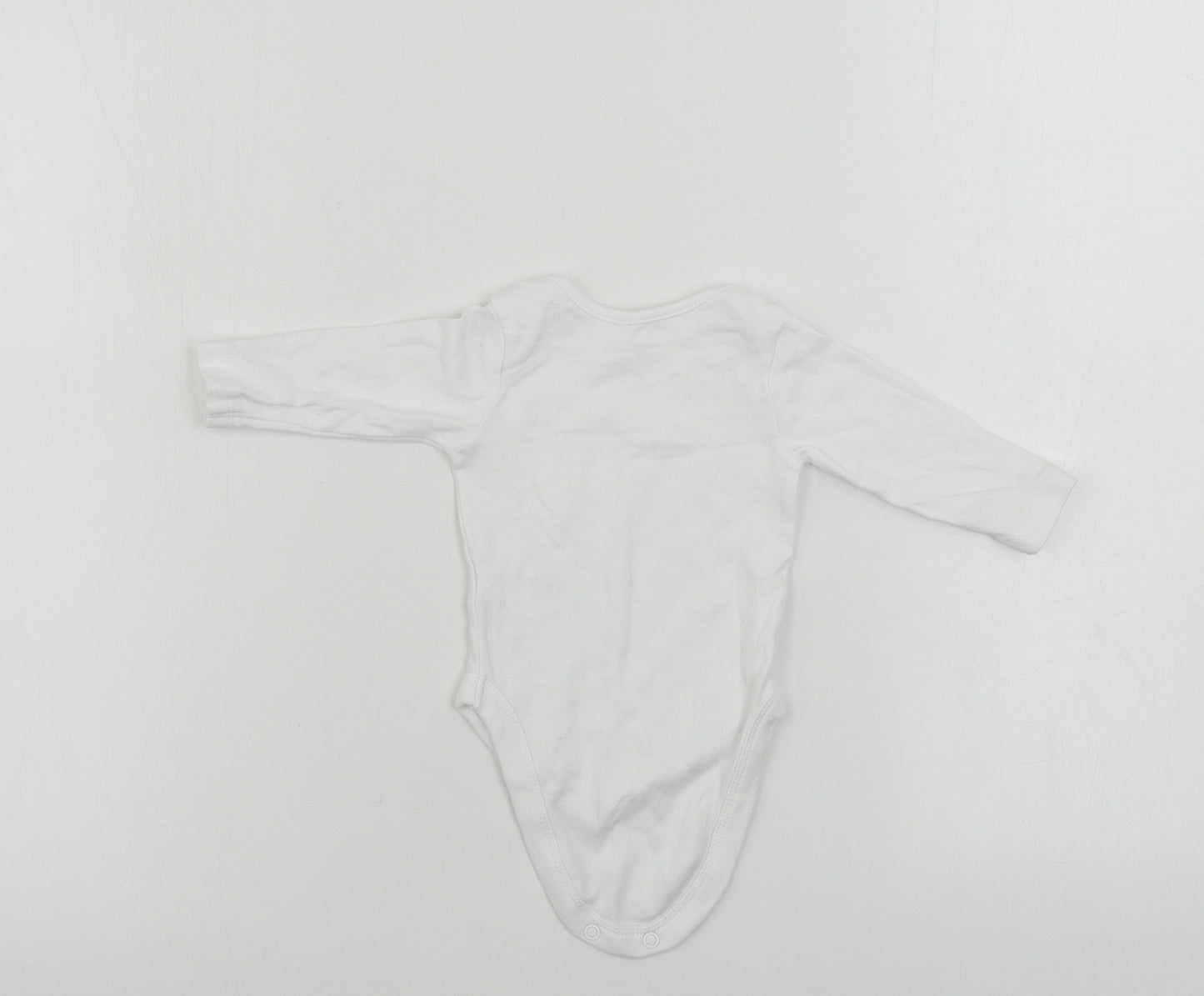 George  Baby White   Babygrow One-Piece Size 0-3 Months