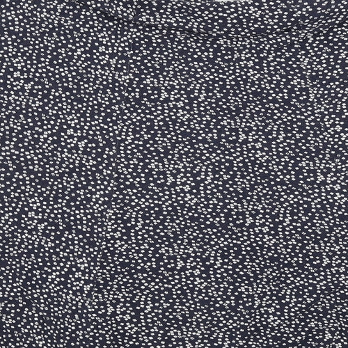 BHS  Womens Blue Floral  A-Line Skirt Size 18