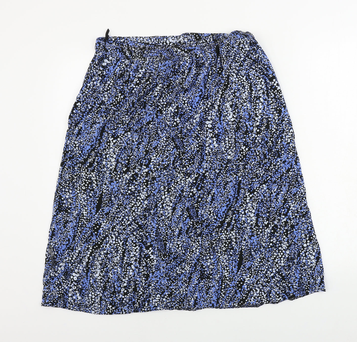 Marks and Spencer  Womens Blue Floral  A-Line Skirt Size 16