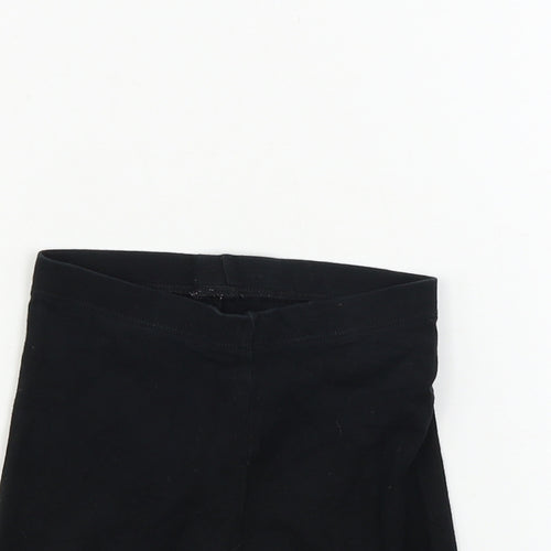 George  Girls Black   Sweat Shorts Size 7-8 Years