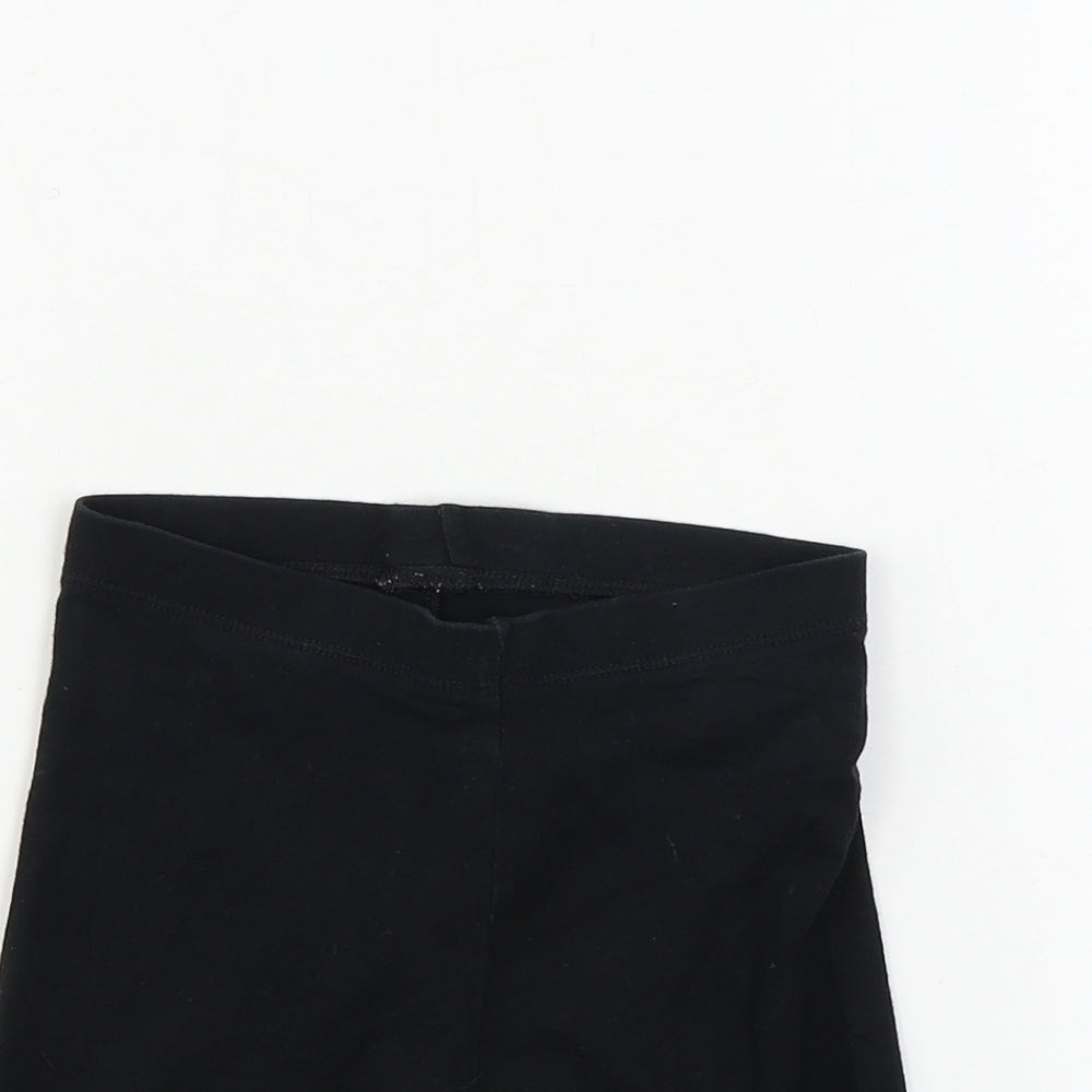 George  Girls Black   Sweat Shorts Size 7-8 Years