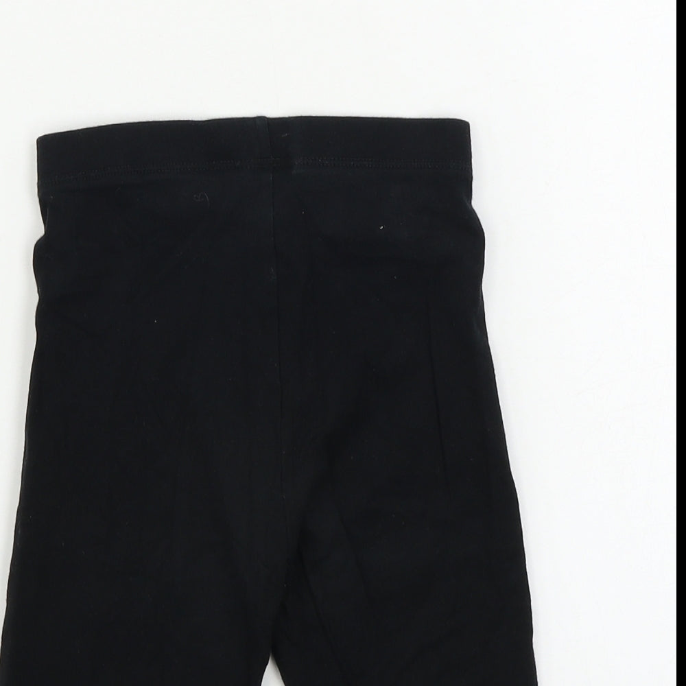 George  Girls Black   Sweat Shorts Size 7-8 Years