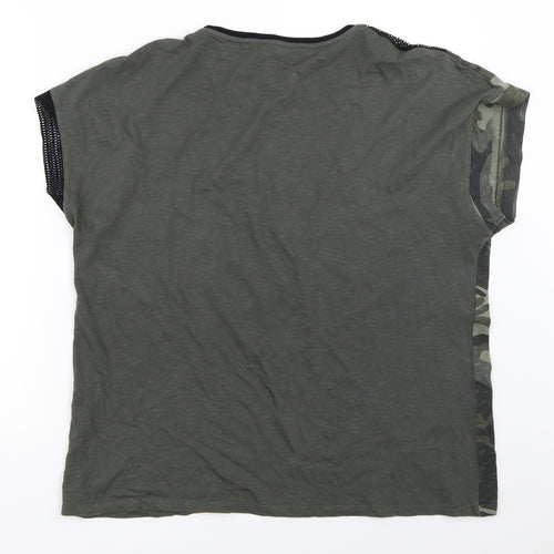 River Island Womens Green   Basic T-Shirt Size 14