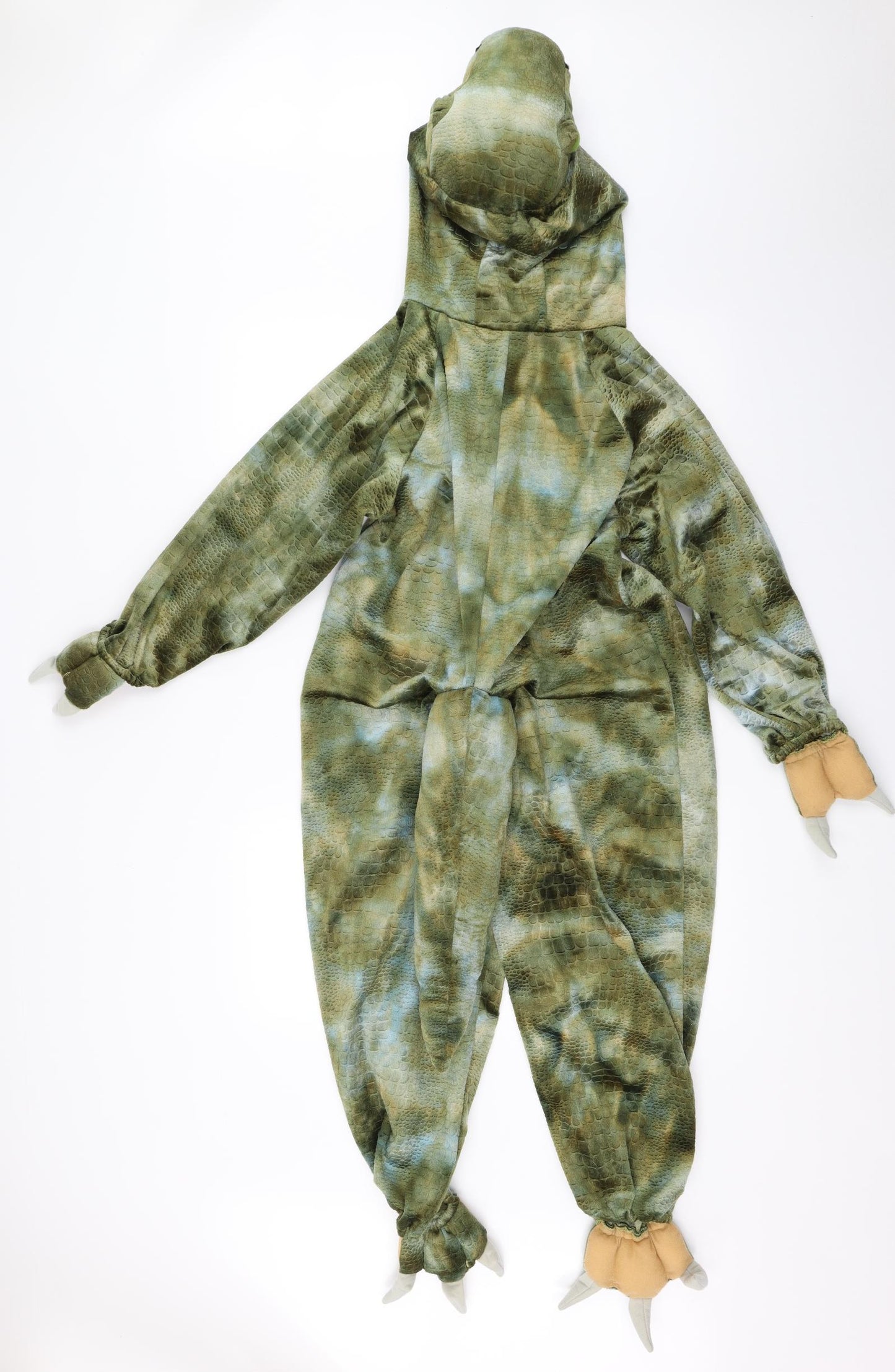 Natural History Museum Boys Green Solid   One Piece Size 7-8 Years  - dinosaur fancy dress