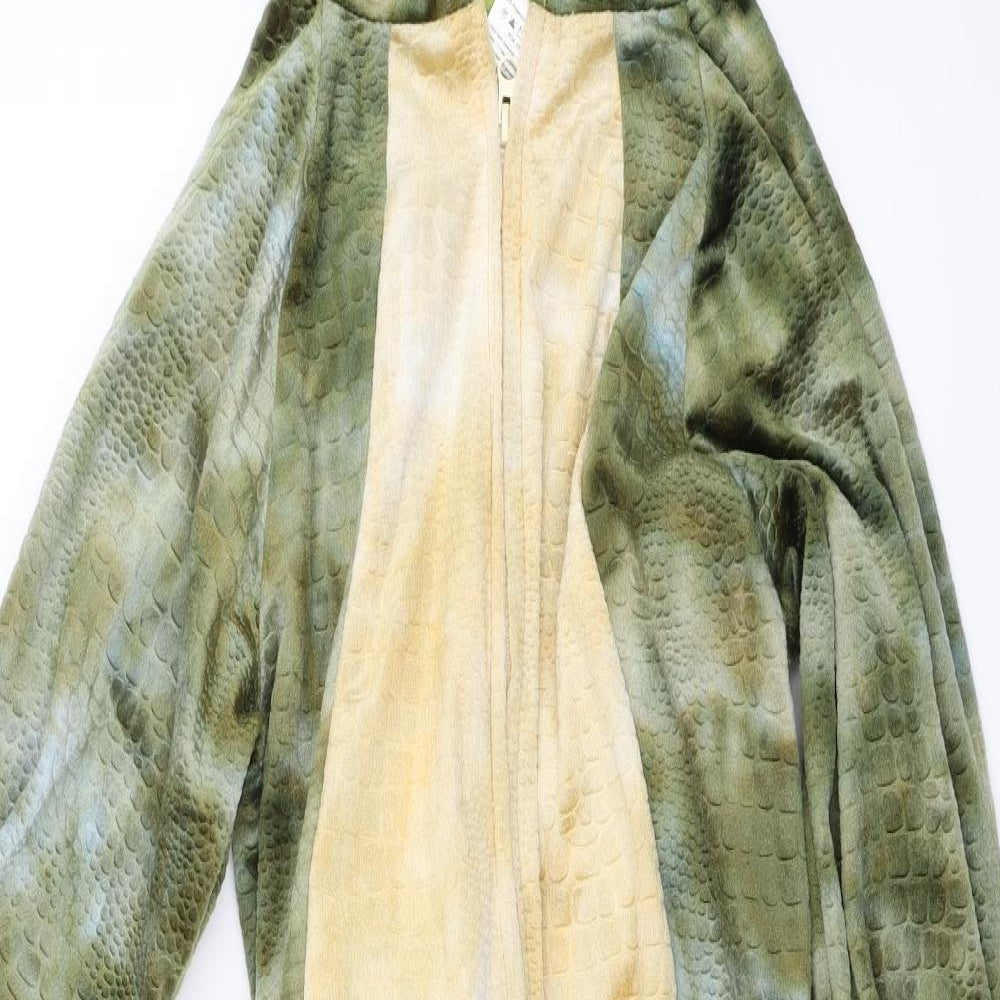 Natural History Museum Boys Green Solid   One Piece Size 7-8 Years  - dinosaur fancy dress