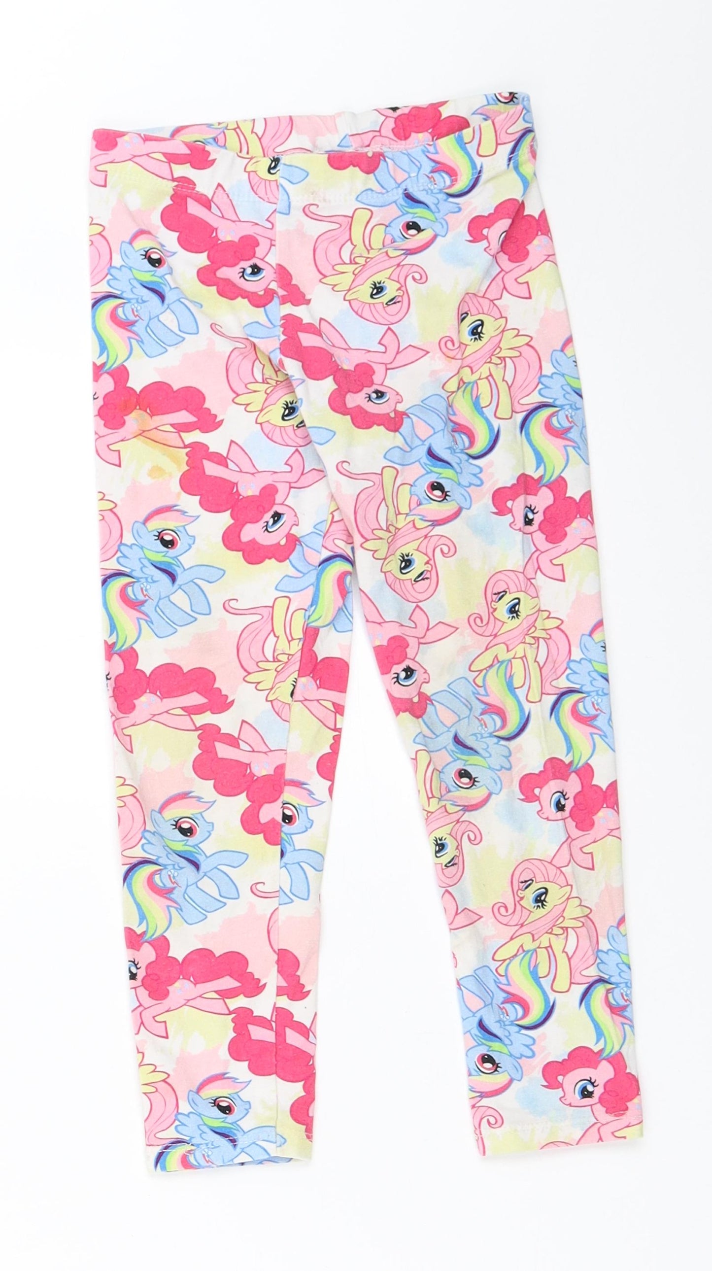 George Girls Pink   Capri Trousers Size 4-5 Years - My Little Pony leggings