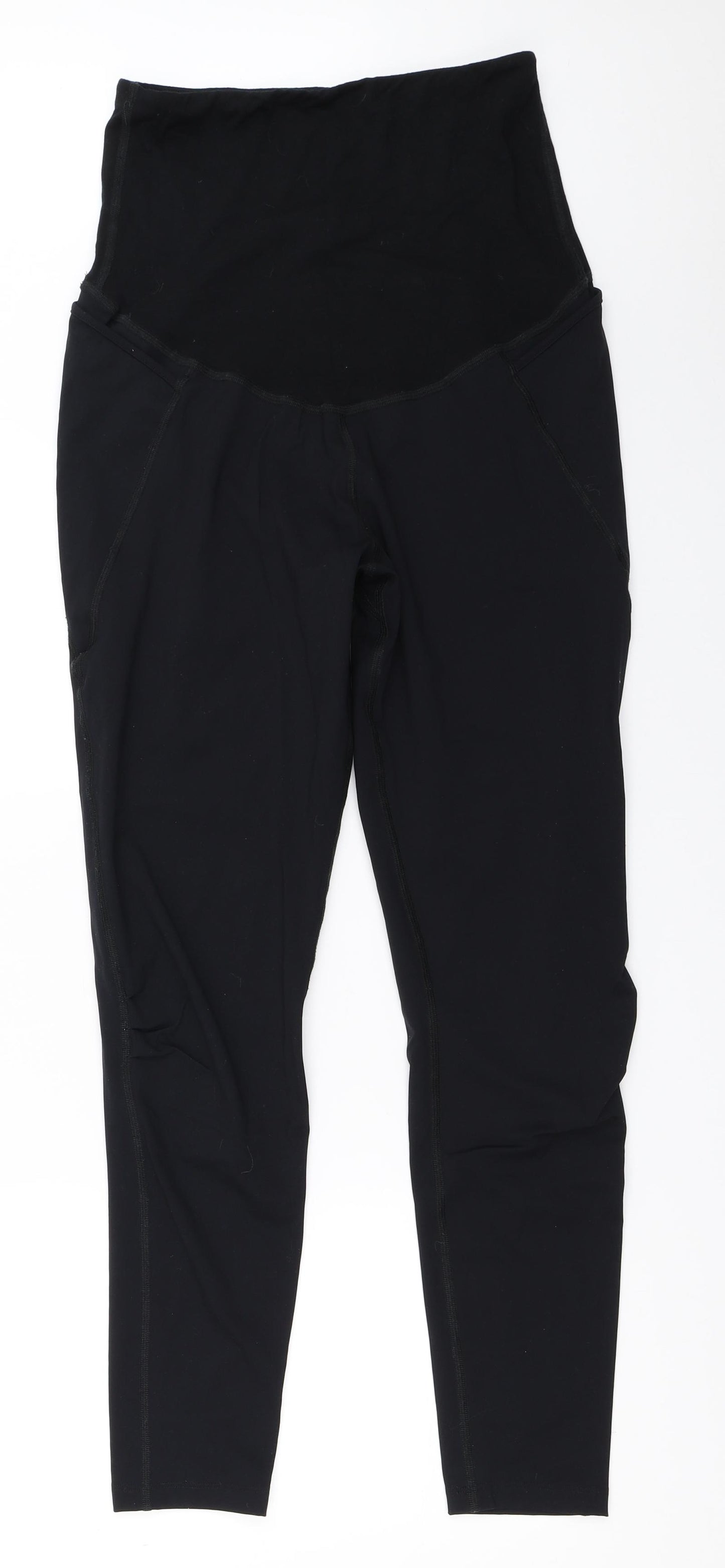 Seraphine Womens Black   Capri Leggings Size L L28 in