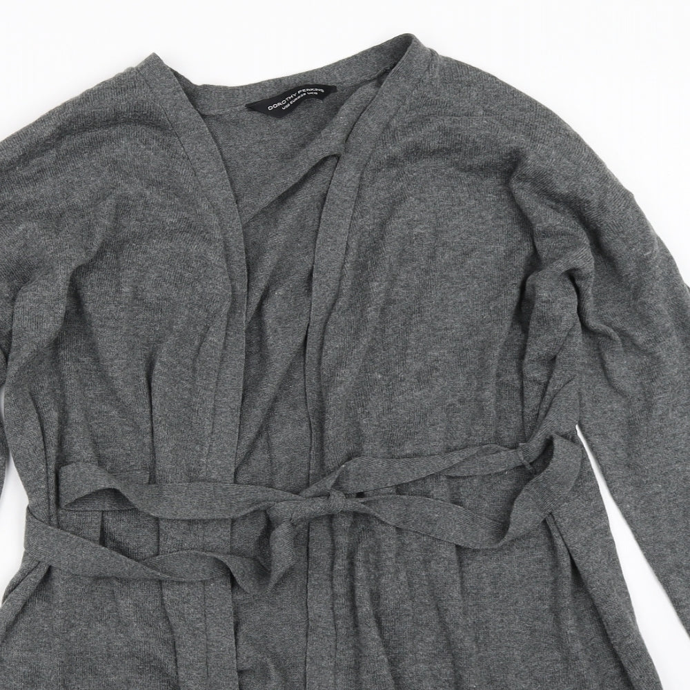 Dorothy Perkins Womens Grey   Cardigan Jumper Size 10