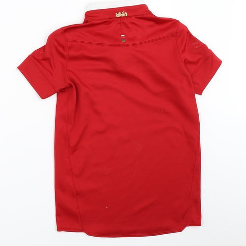 Canterbury Boys Red   Basic T-Shirt Size 12 Years  - The British Lions