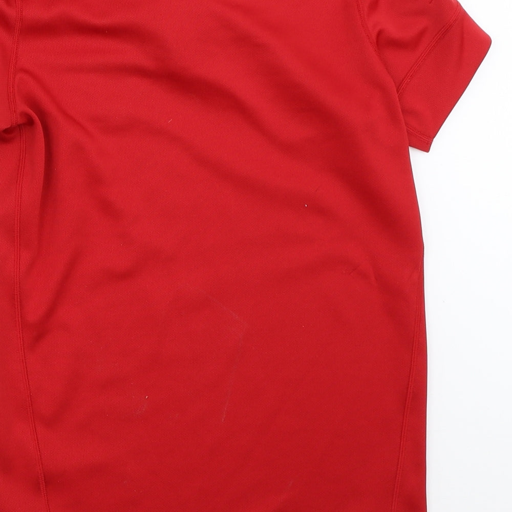 Canterbury Boys Red   Basic T-Shirt Size 12 Years  - The British Lions