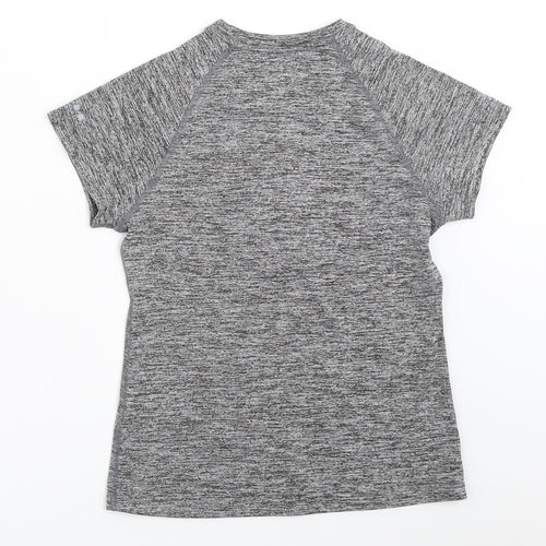Matalan Girls Grey   Basic T-Shirt Size 8-9 Years