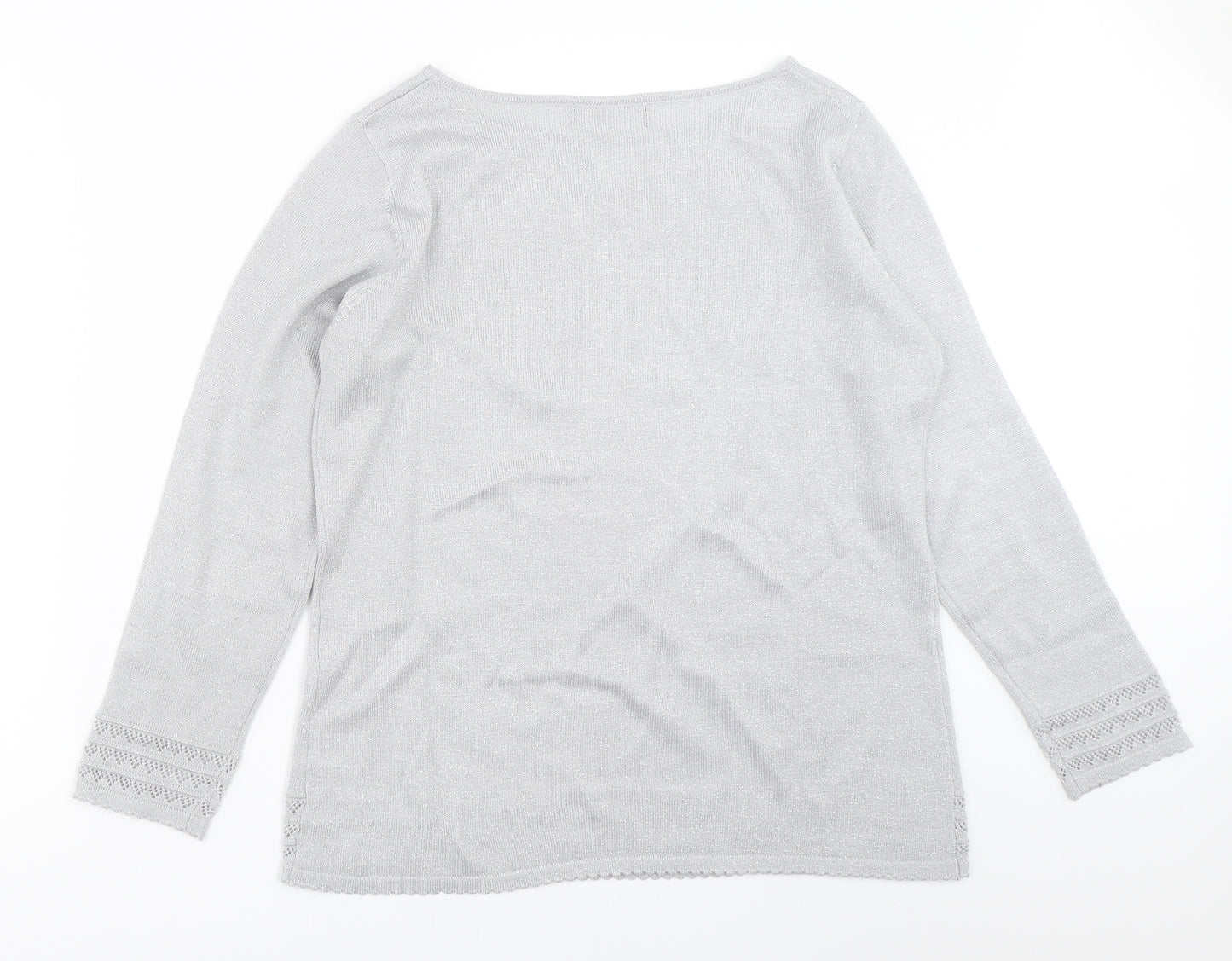 Bonmarché Womens Grey   Pullover Jumper Size S