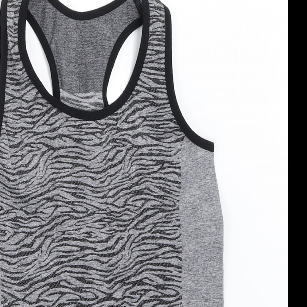 Primark Girls Grey   Basic Tank Size 9-10 Years