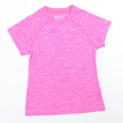 Matalan Girls Pink   Basic T-Shirt Size 8-9 Years