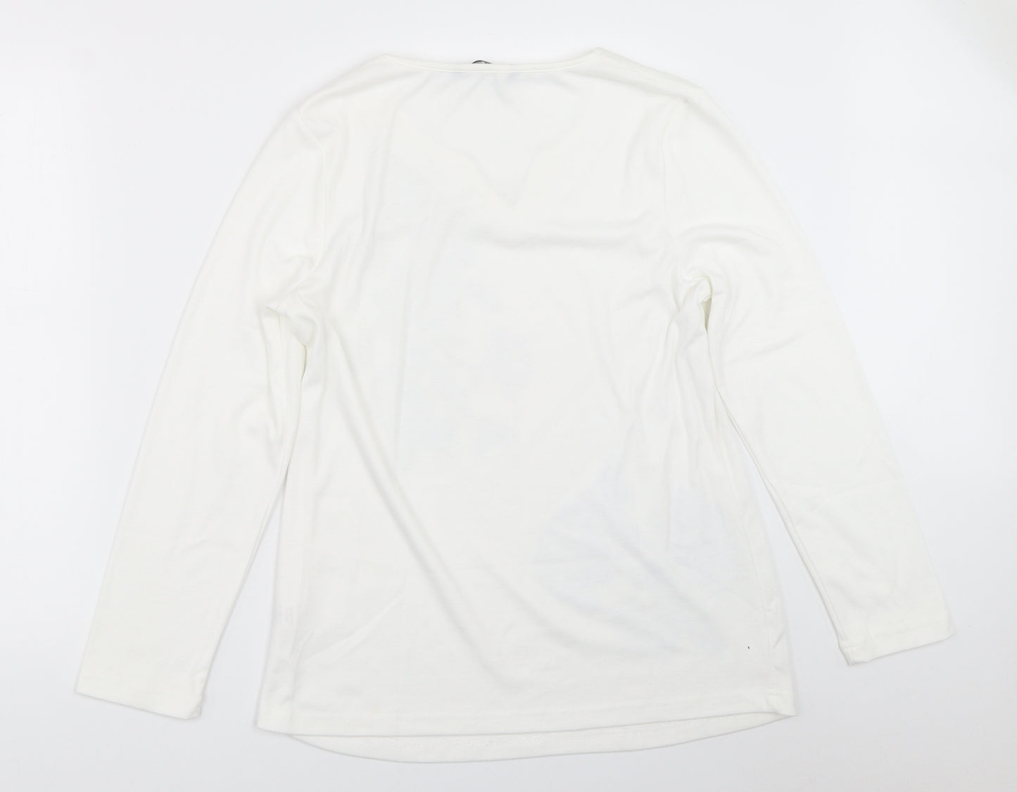 BM Womens White   Basic T-Shirt Size M