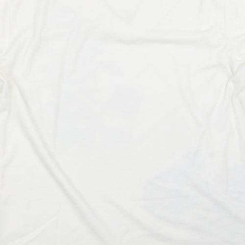 BM Womens White   Basic T-Shirt Size M