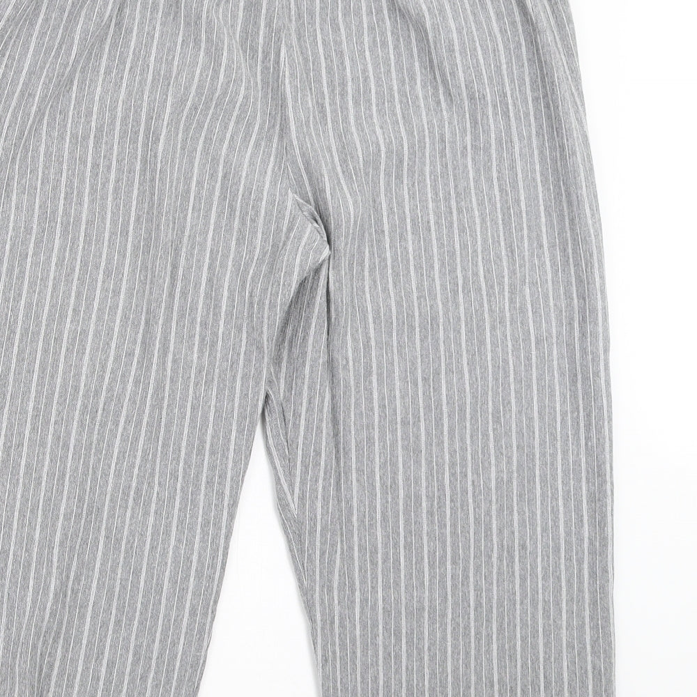 Preworn Womens Grey   Cropped Trousers Size 32 in L20 in