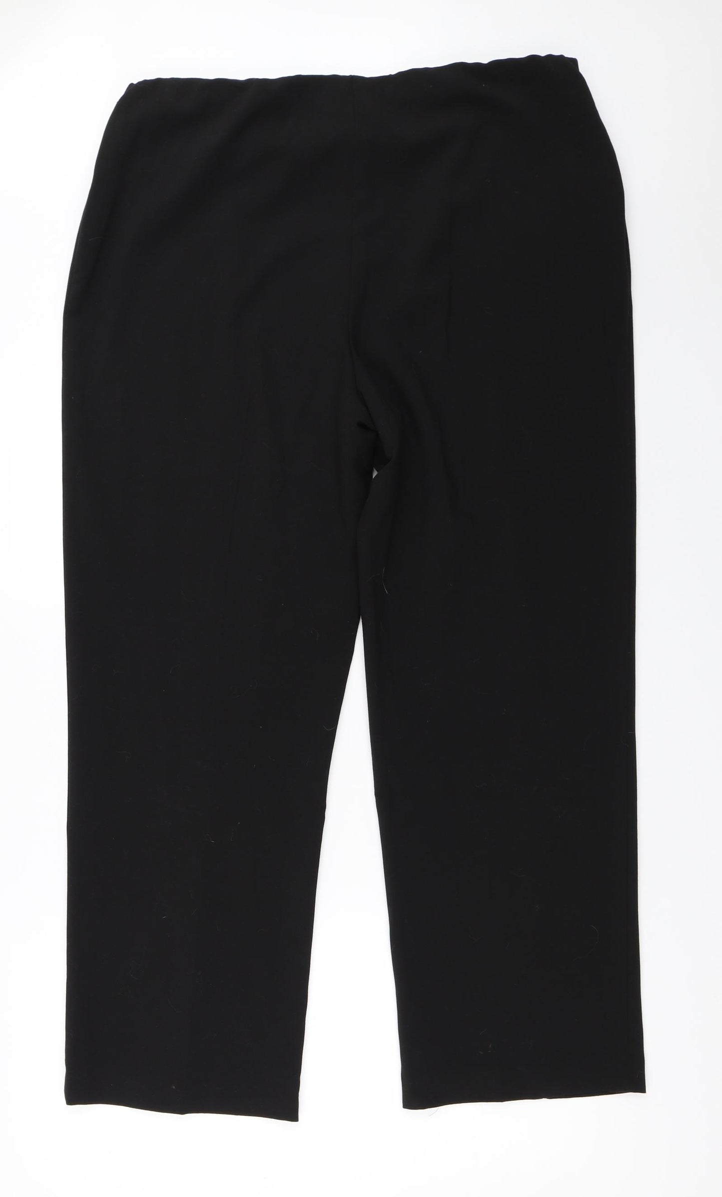 EWM Womens Black   Trousers  Size 18 L28 in