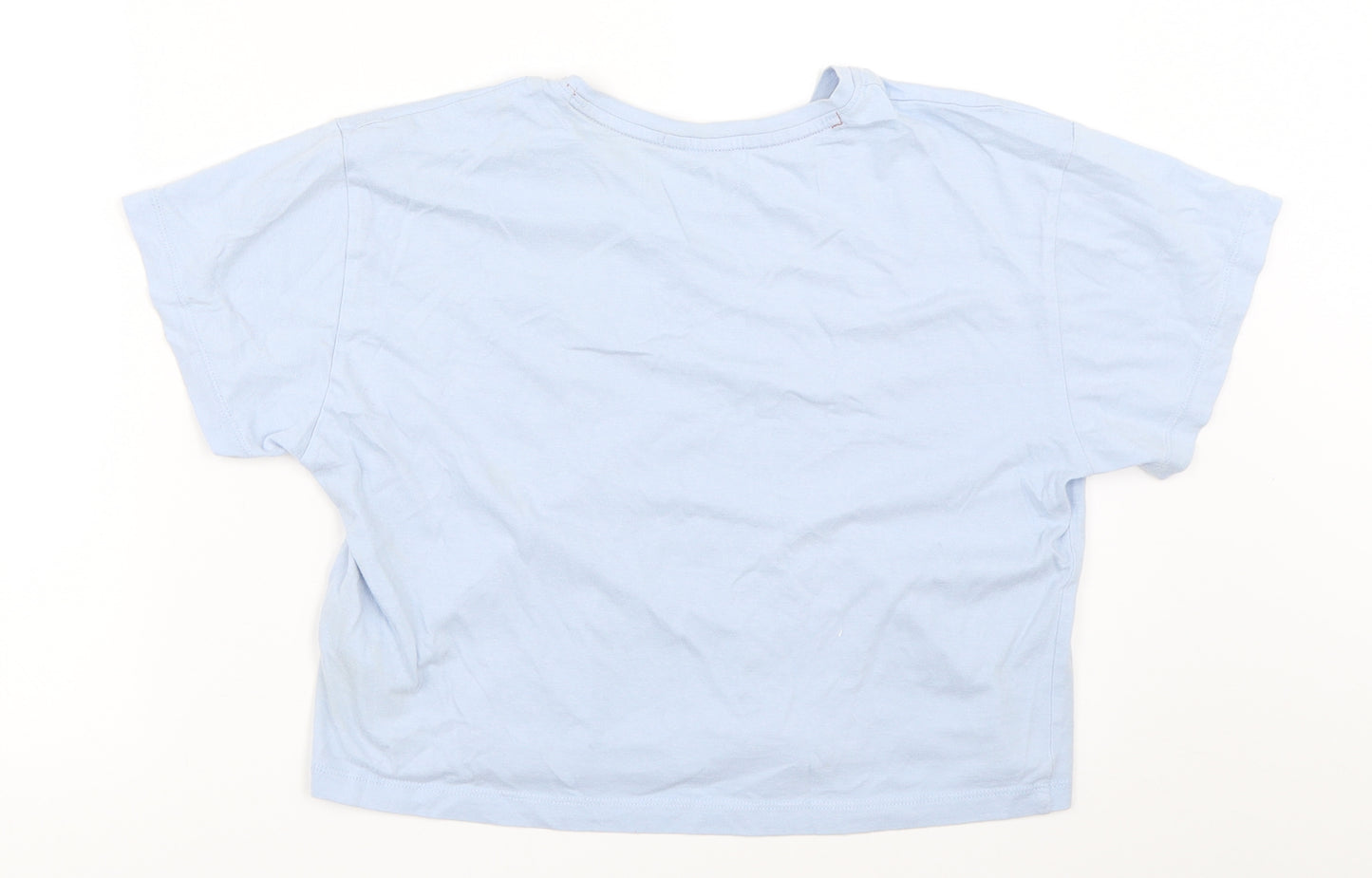 New Look Girls Blue Solid  Top Pyjama Top Size S  - Pug christmas