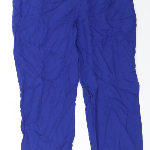 Vera Moda Womens Blue   Trousers  Size 36 L26 in