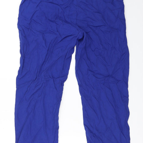 Vera Moda Womens Blue   Trousers  Size 36 L26 in