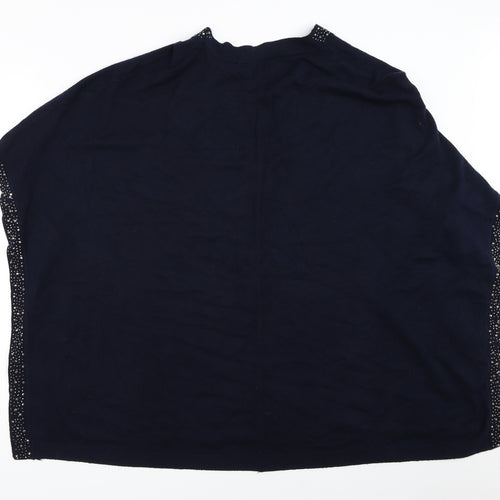 Preworn Womens Blue   Cape Jumper One Size