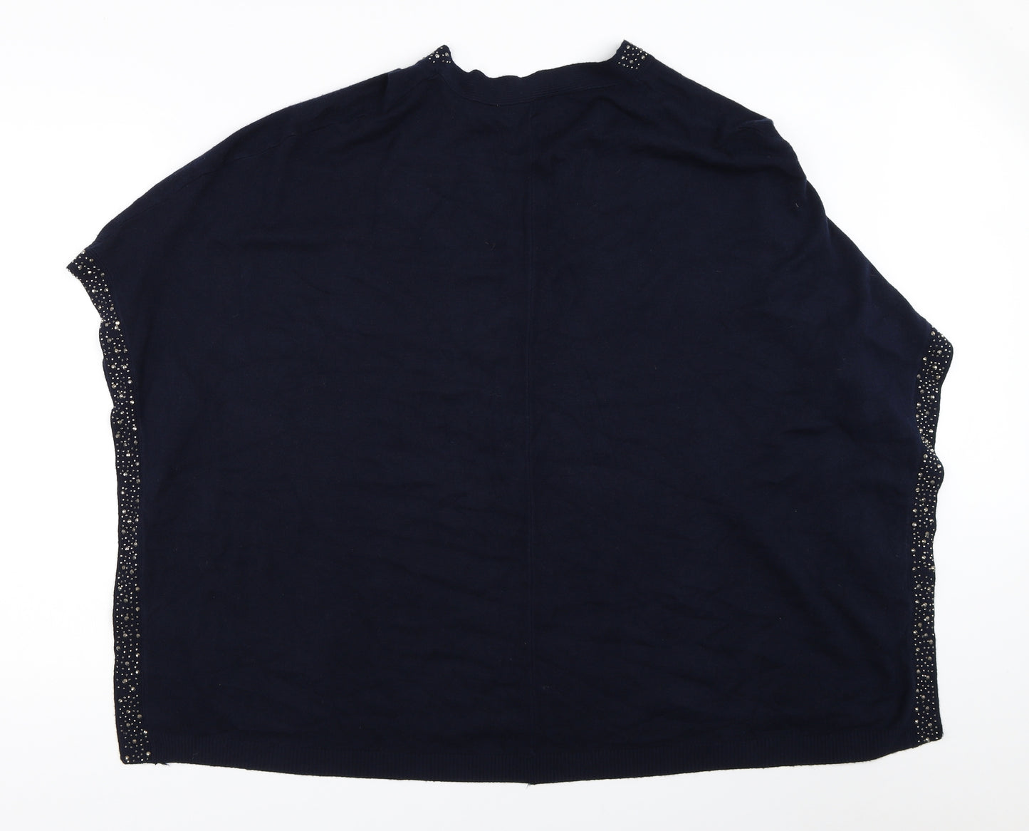 Preworn Womens Blue   Cape Jumper One Size