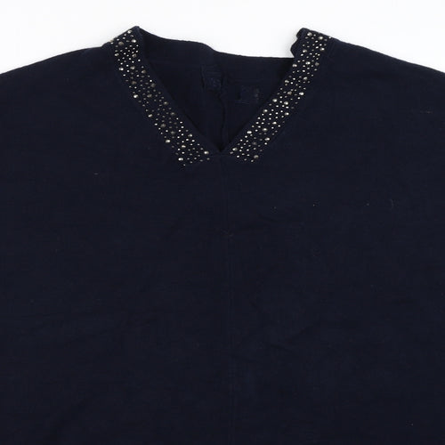 Preworn Womens Blue   Cape Jumper One Size