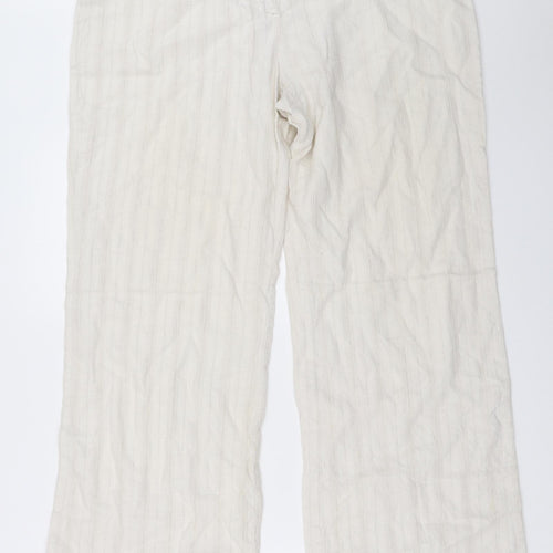 Per Una Womens Ivory   Trousers  Size 18 L31 in