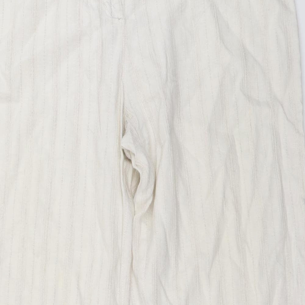 Per Una Womens Ivory   Trousers  Size 18 L31 in