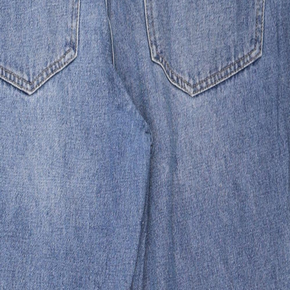 NEXT Womens Blue  Denim Straight Jeans Size 12 L22 in