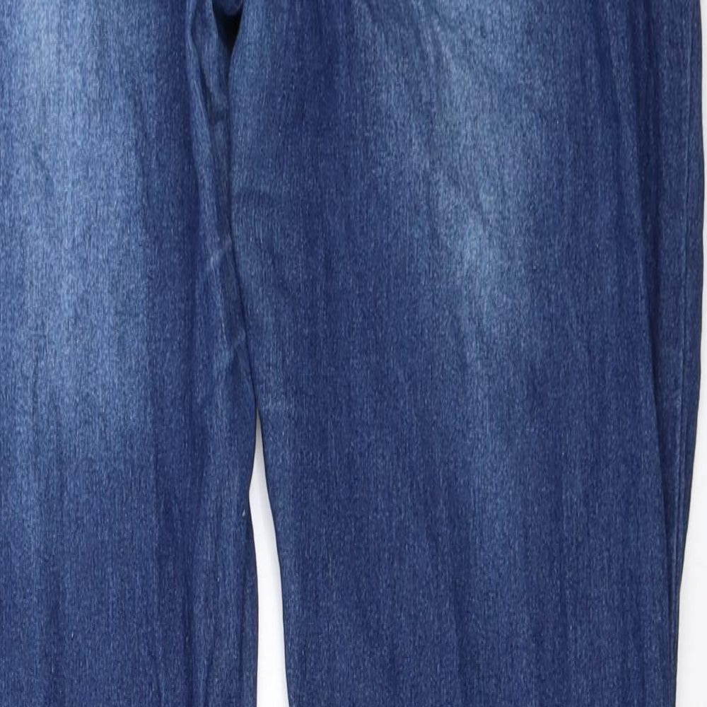 Primark Womens Blue   Skinny Jeans Size 14 L31 in