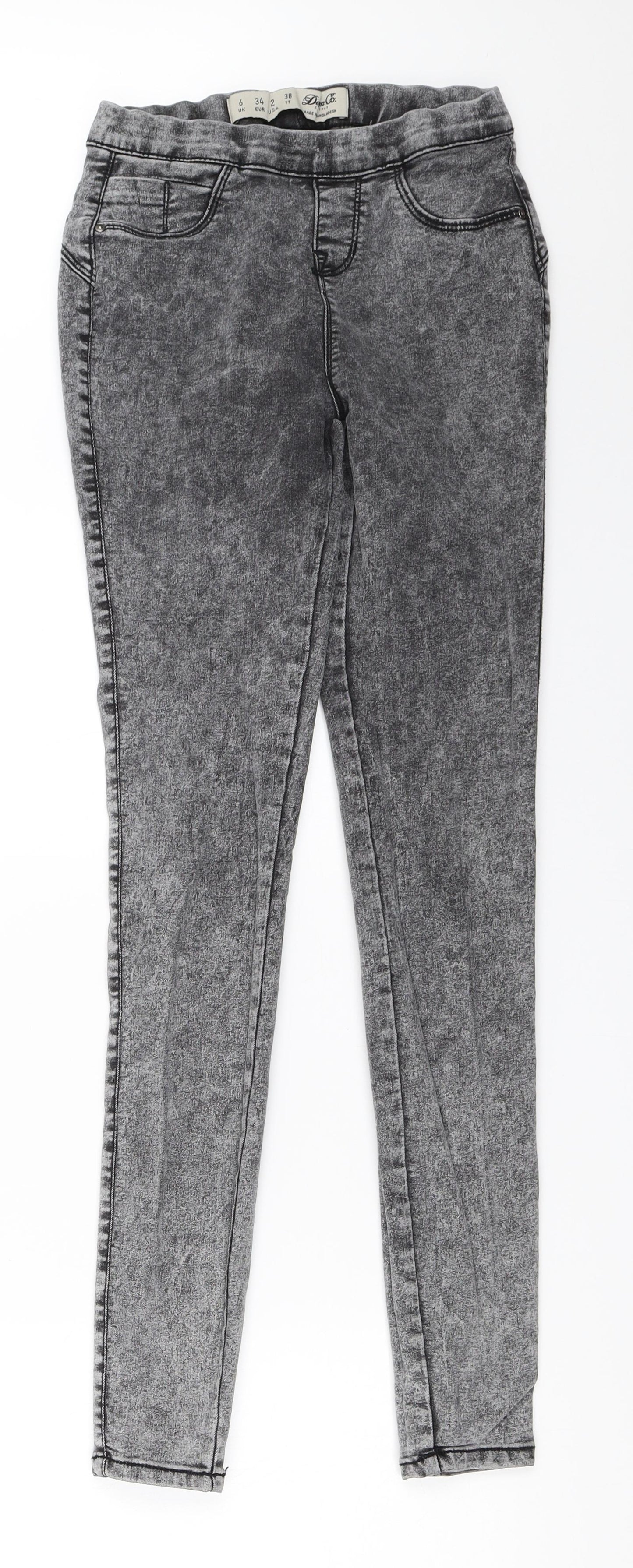 Primark Womens Grey   Skinny Jeans Size 6 L27.5 in