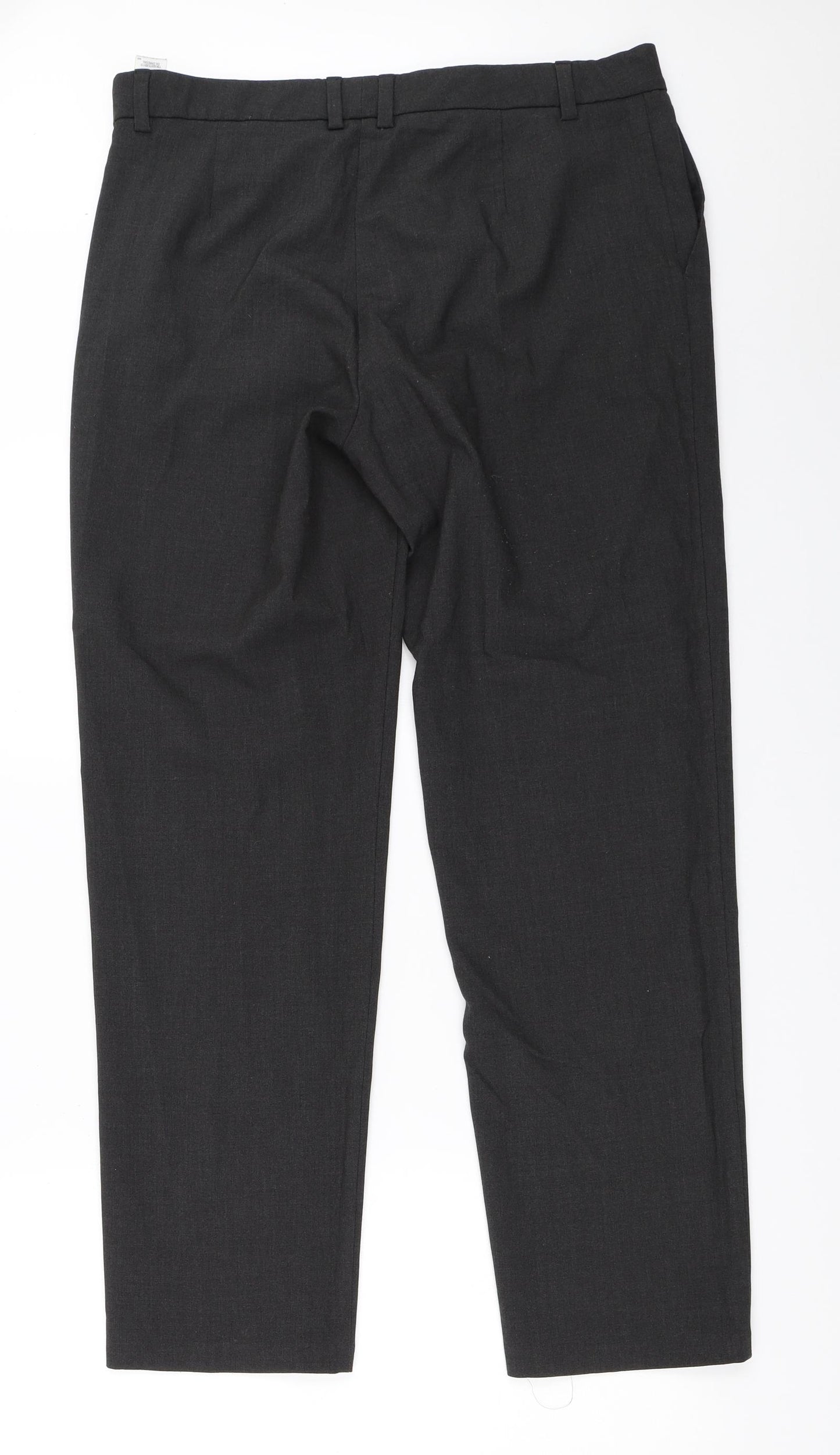 Marks and Spencer Womens Grey   Trousers  Size 14 L29.5 in