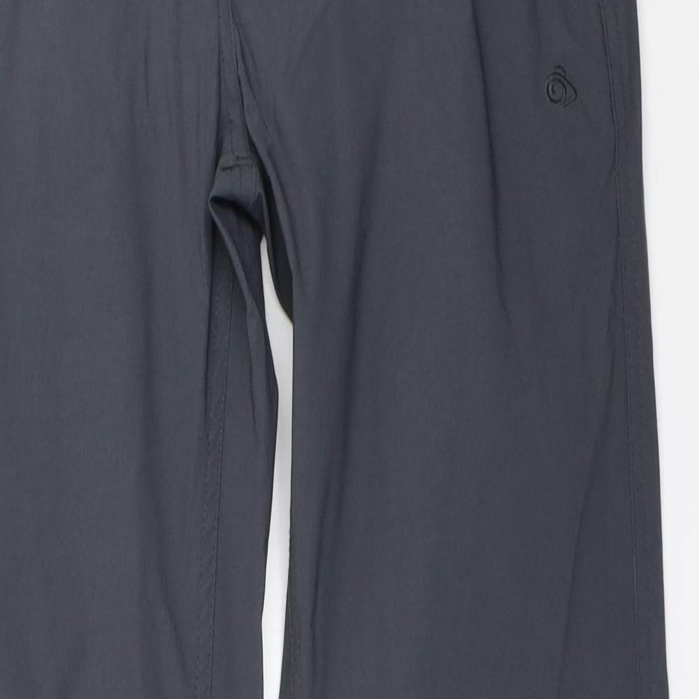 Craghoppers Womens Grey   Cargo Trousers Size 10 L31 in