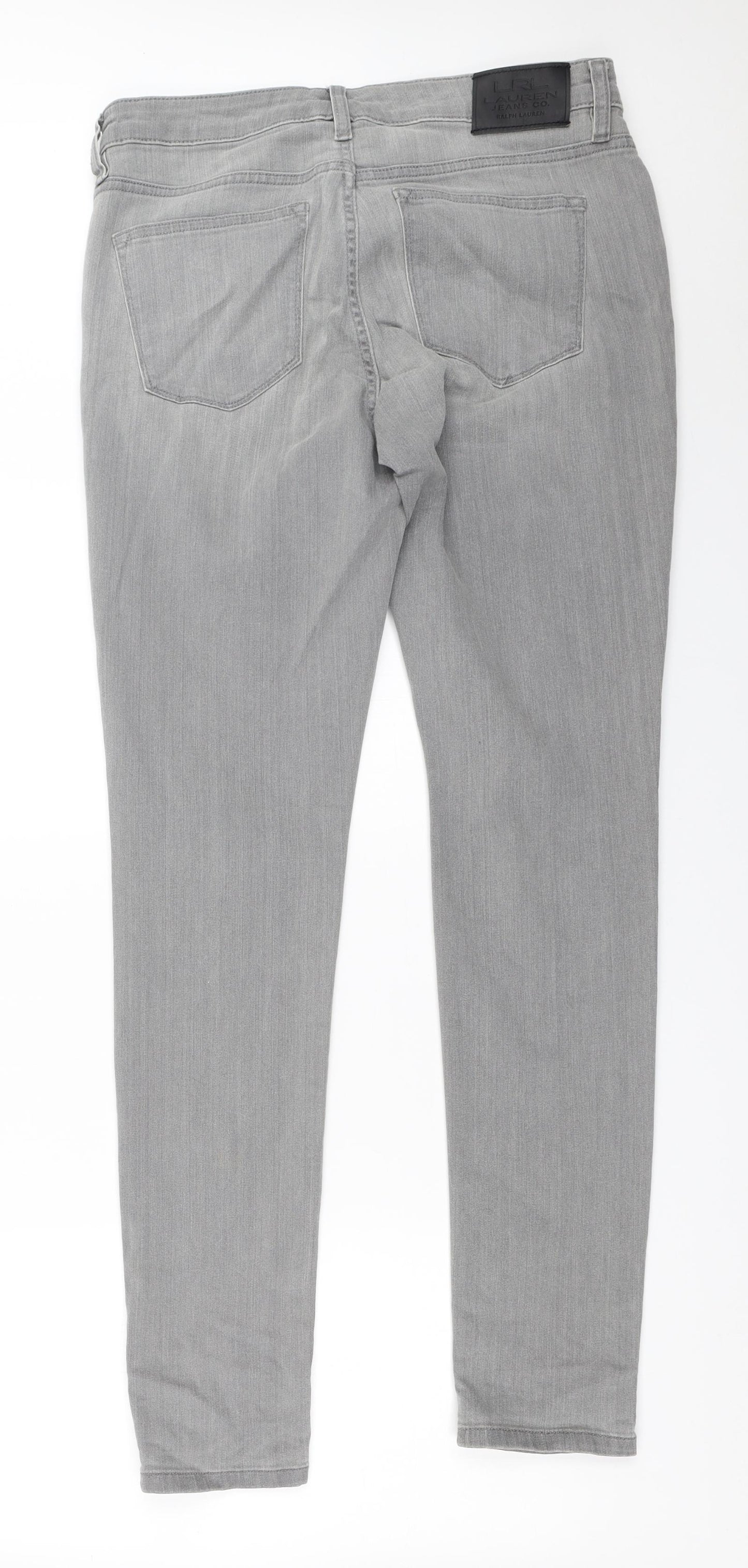 Ralph Lauren Womens Grey   Straight Jeans Size 10 L31 in
