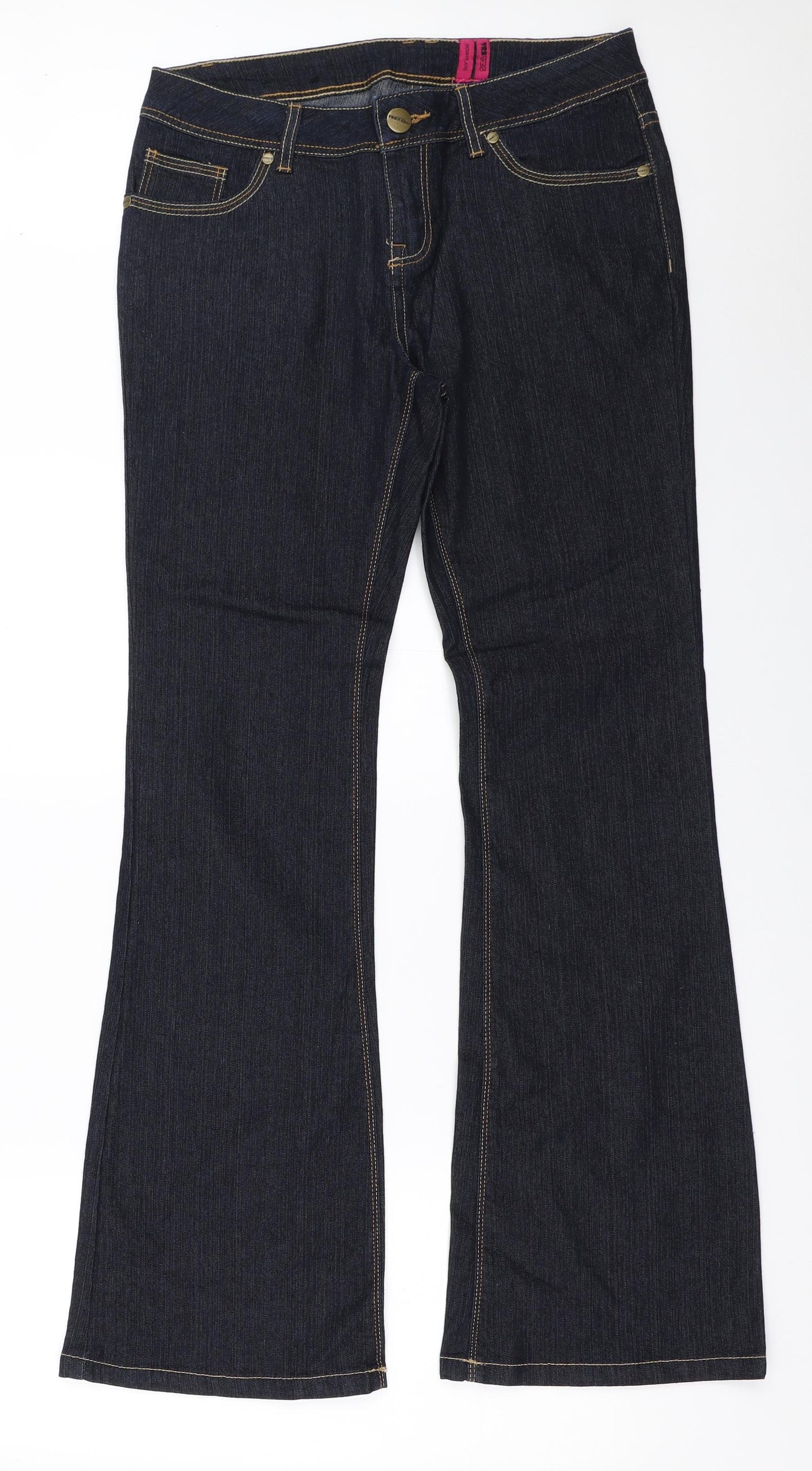 YesYes Womens Blue   Bootcut Jeans Size 12 L31 in