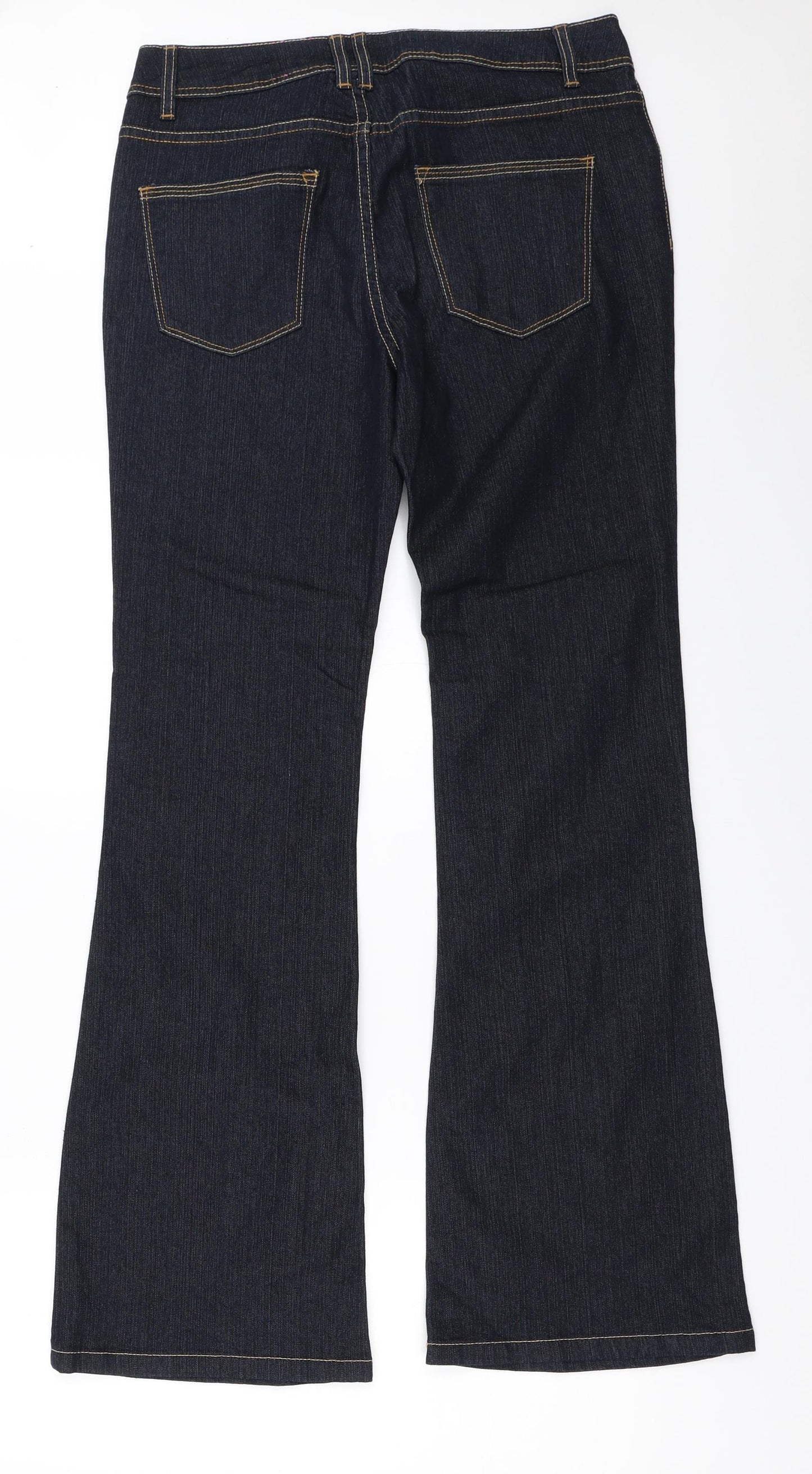 YesYes Womens Blue   Bootcut Jeans Size 12 L31 in