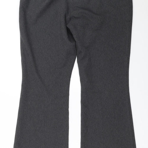 Evie Womens Grey   Trousers  Size 12 L30 in