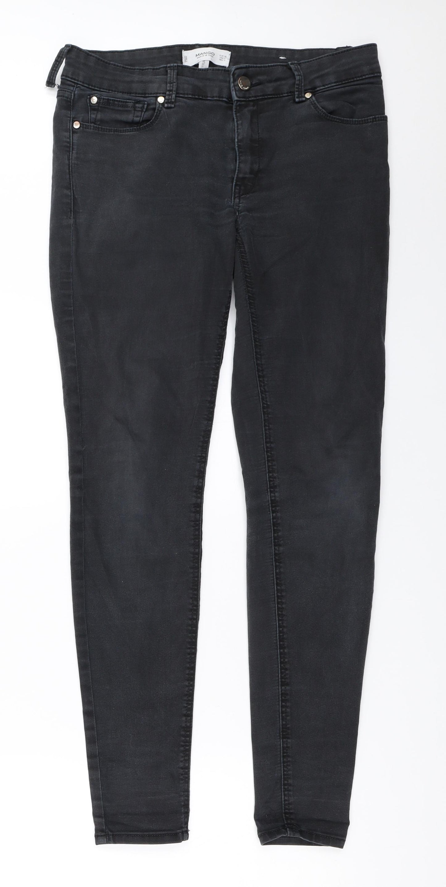 Mango Womens Black   Skinny Jeans Size 38 L29 in