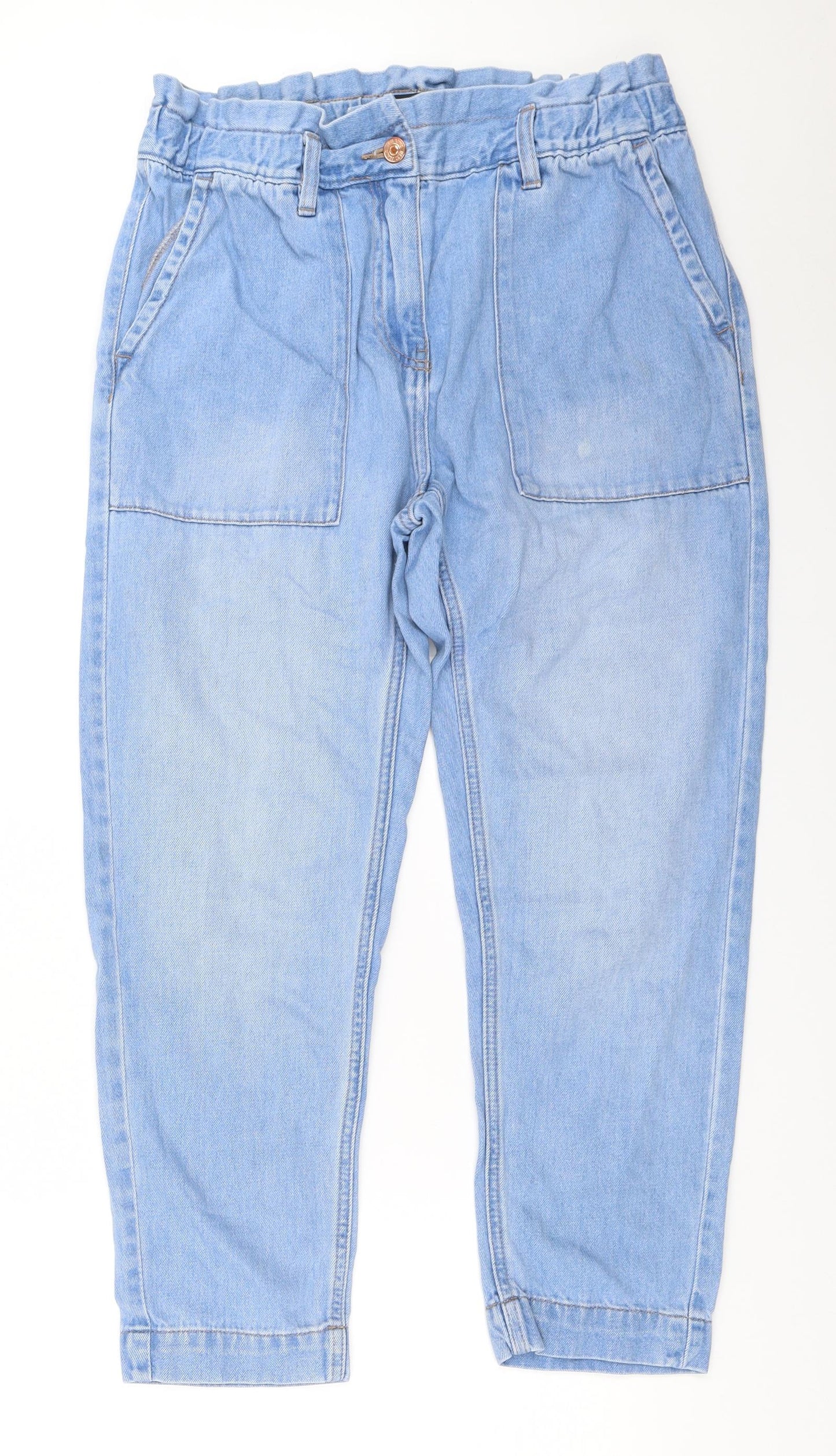NEXT Womens Blue  Denim Straight Jeans Size 12 L25 in