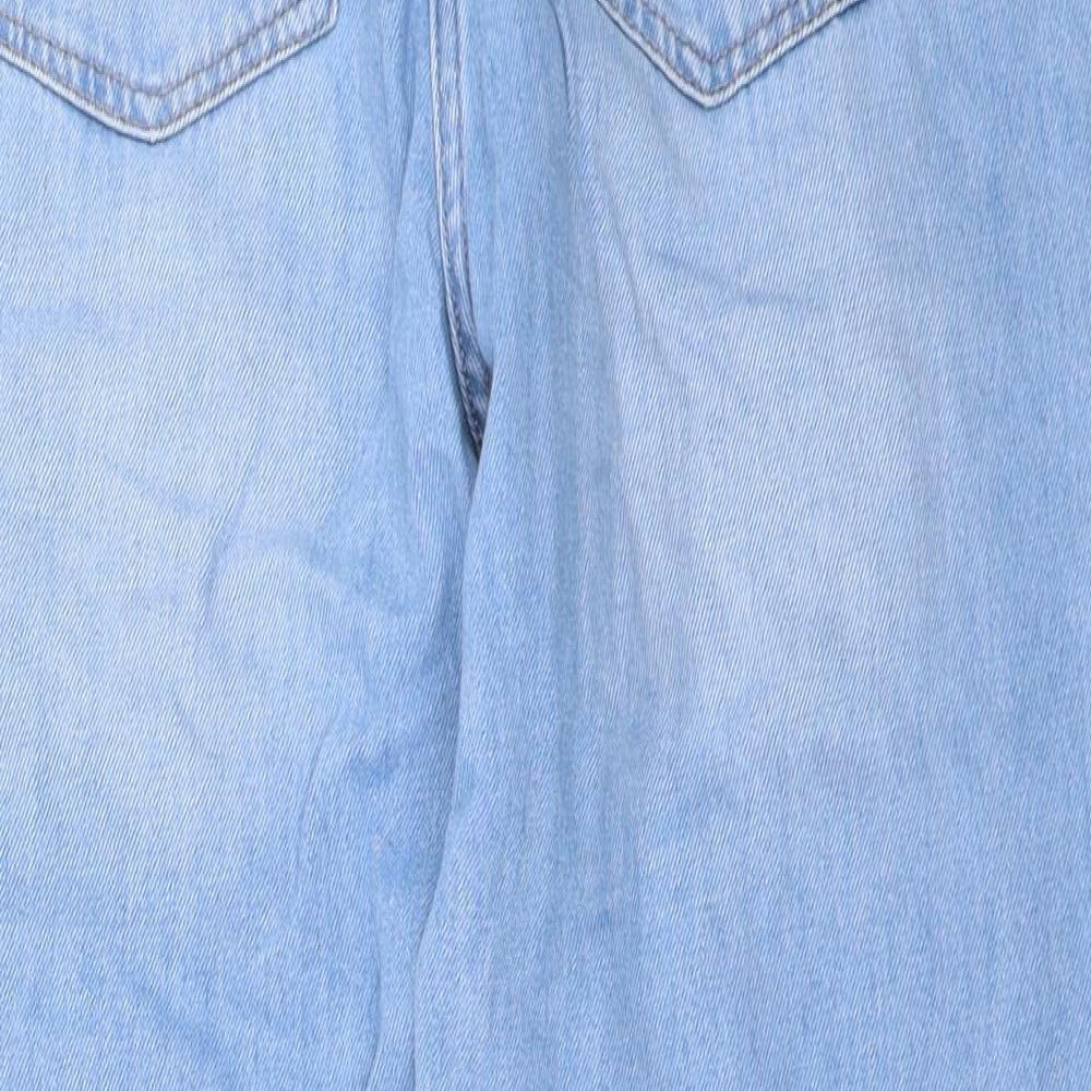 NEXT Womens Blue  Denim Straight Jeans Size 12 L25 in