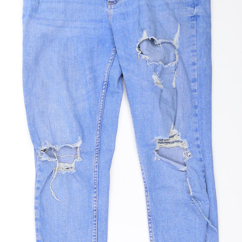 Primark Womens Blue   Skinny Jeans Size 14 L28 in